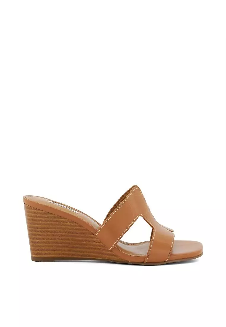 Dune London Koupe-Black Wedge