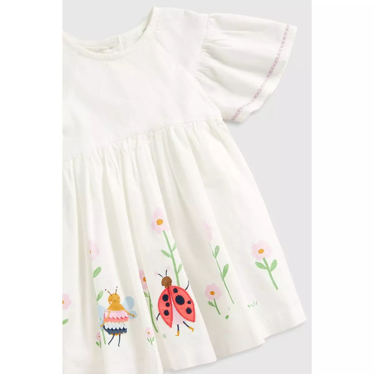 Mothercare White Dress - Dress Bayi Perempuan (Putih)