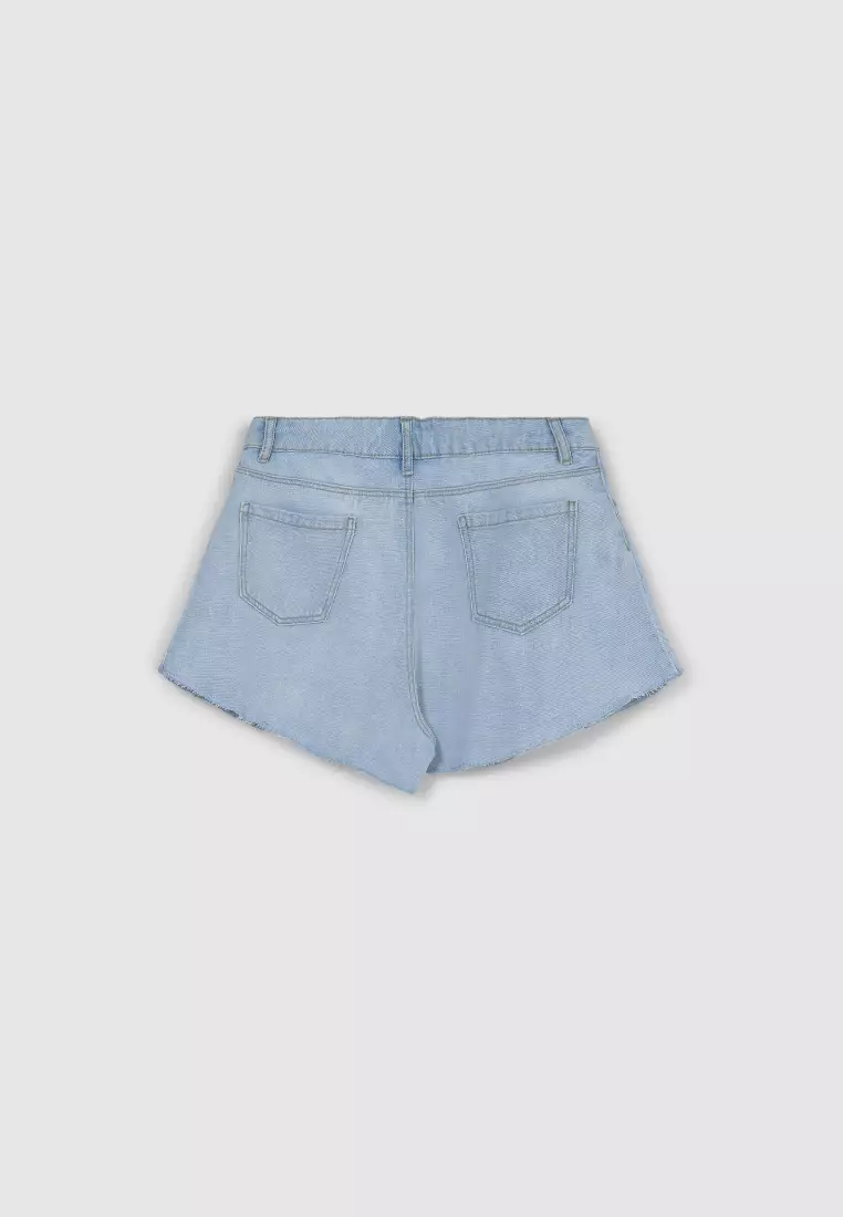 Kids Girls Short Pants Jeans
