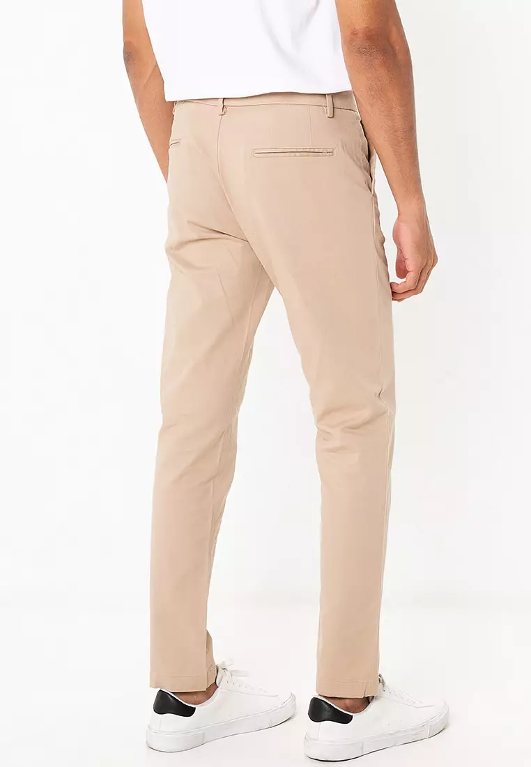 Premium Sateen Slim Chinos