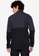 Only & Sons navy Ace Regular Long Sleeve Half Zip Sweatshirt 73B7CAAF2AF074GS_2
