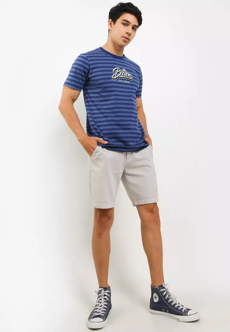 Sharks - Stripes Inspiration Tshirt - Blue [SGB1R0736]