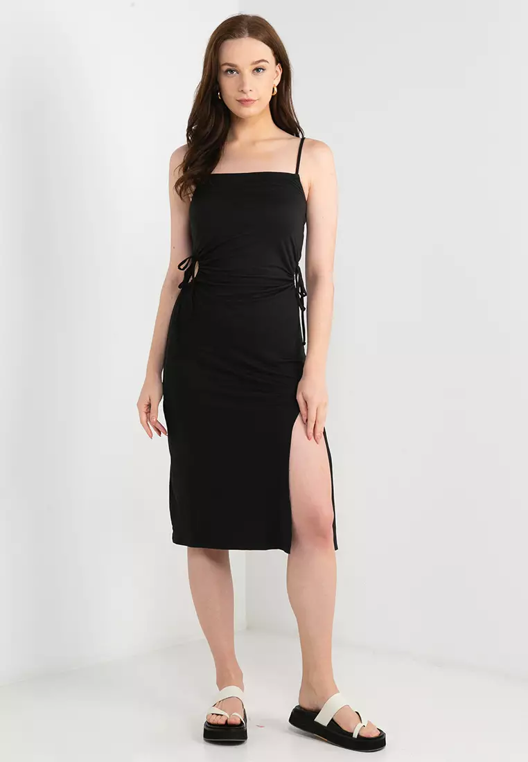 Hollister black dress sales