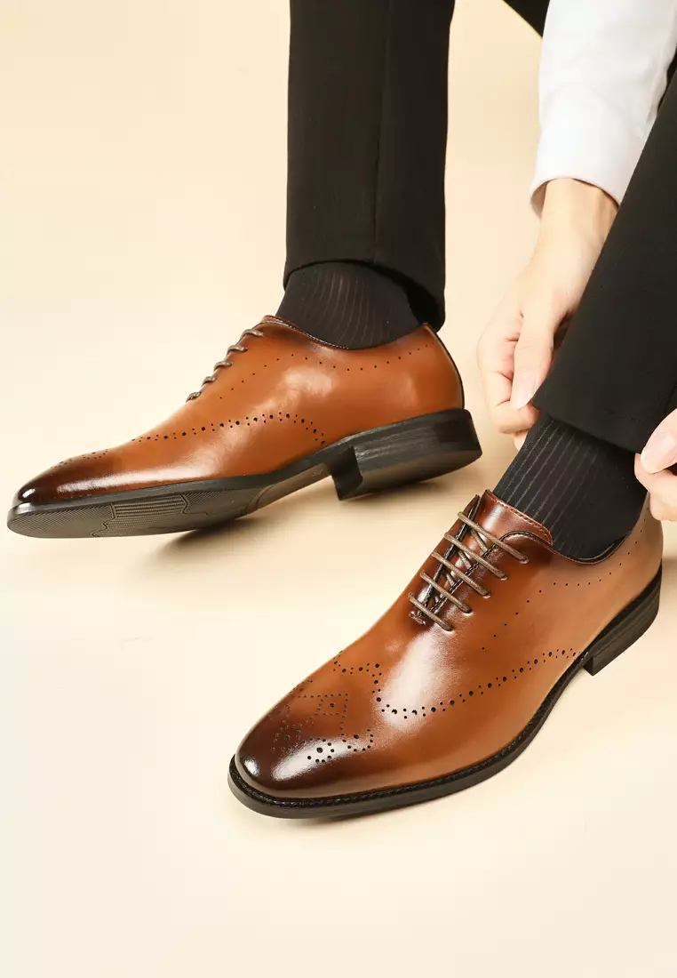 Brogue Leather Oxford KB18299-10B