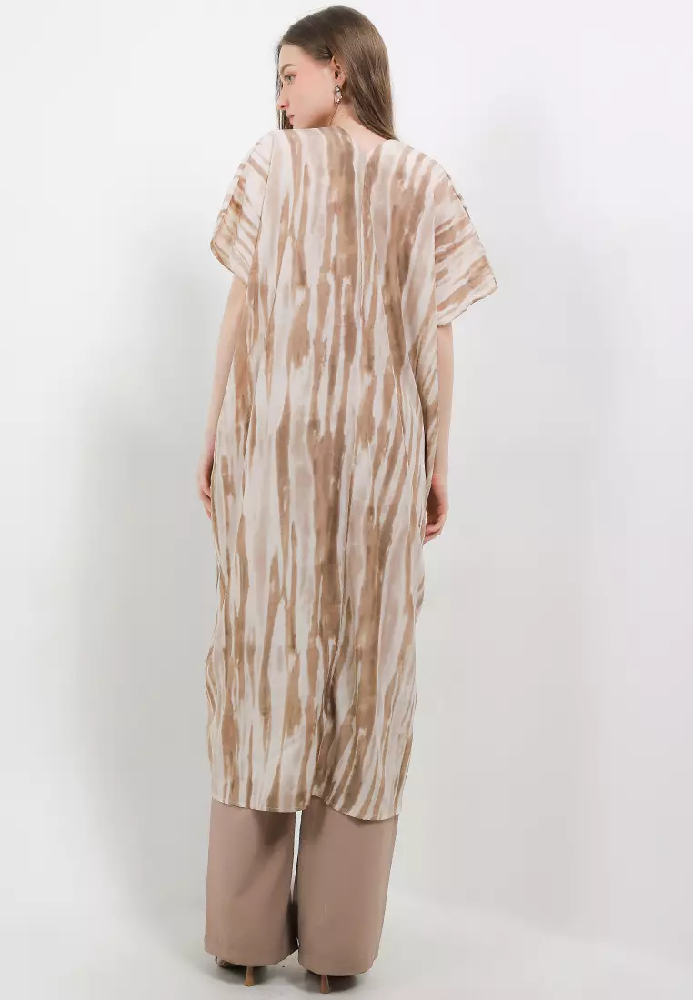 V Neck Printed Tunic