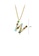 Glamorousky silver Fashion and Simple Plated Gold English Alphabet W Pendant with Cubic Zirconia and Necklace 2B270ACEA09C5BGS_2