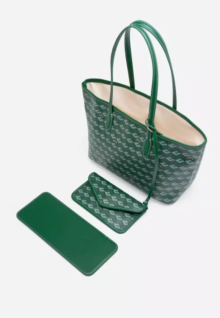 Russo Medium Tote Bag Green
