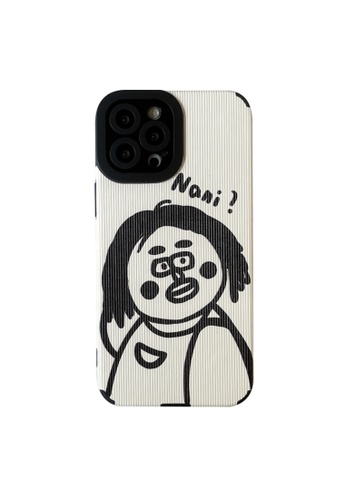 Kings Collection white Funny Girl iPhone 13 Case (KCMCL2187) 7C031ACCB34B09GS_1