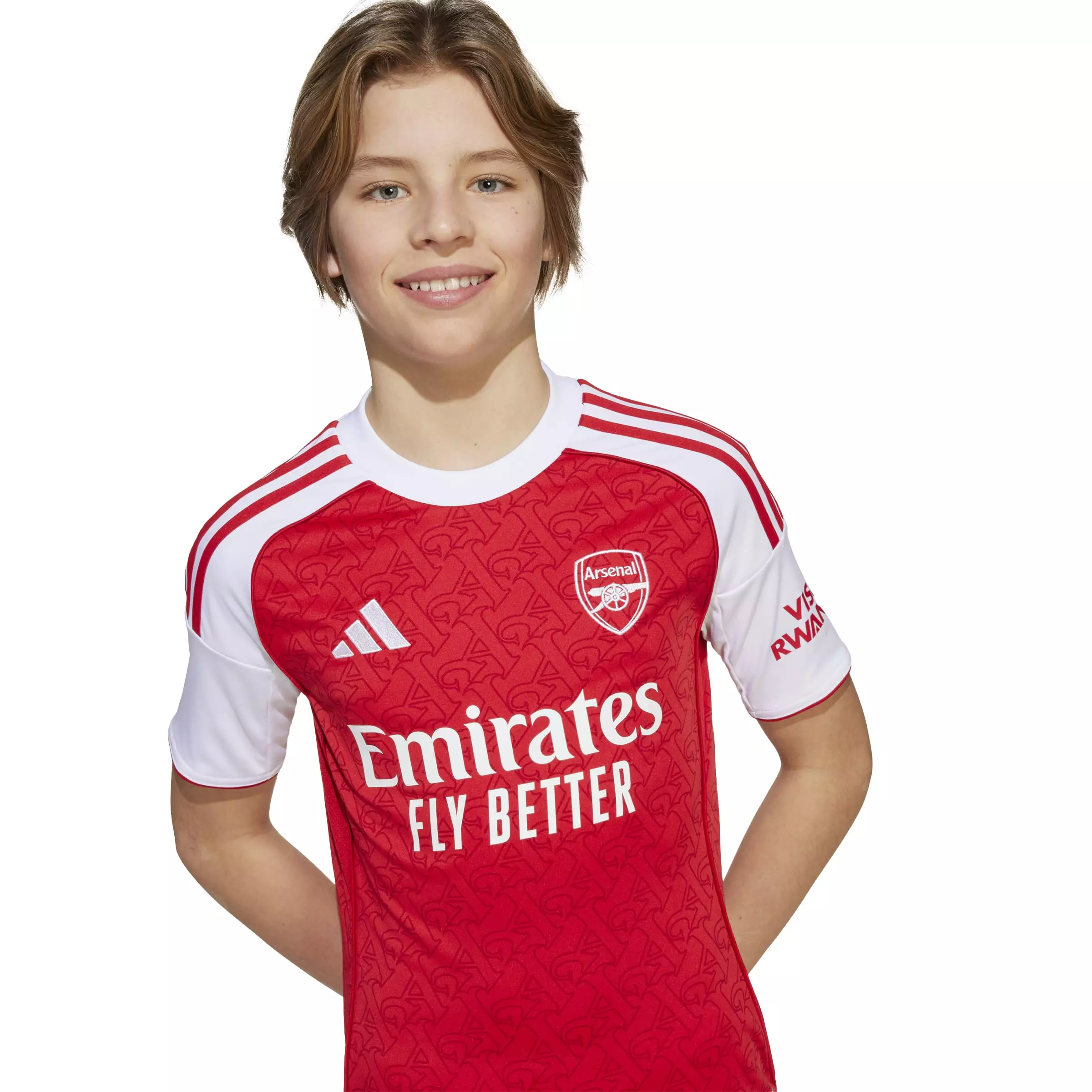 ADIDAS Arsenal 25/26 Home Jersey Kids JI9533 - Jersey Anak (Merah)