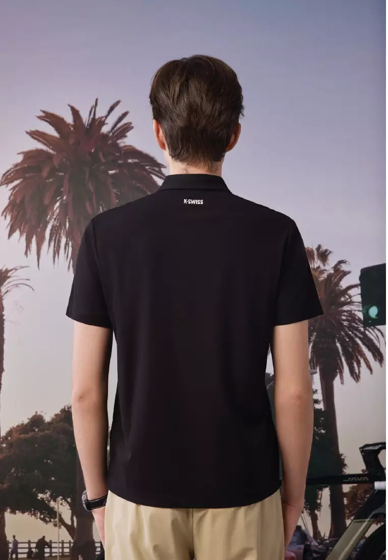 MEN'S K-SWISS CLUB LOGO POLO SHIRT