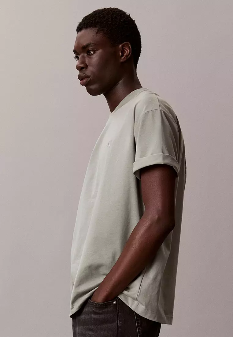 Oversized Embossed Monogram Tee - Calvin Klein Jeans