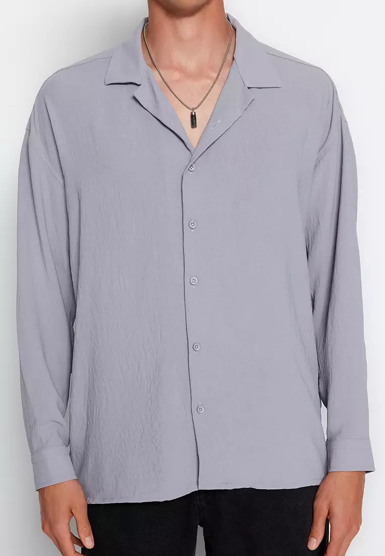 Collared Oversized Shirt