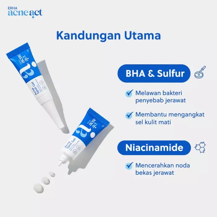 [SPECIAL BRAND DAY] Acneact Acne Extra Clean & Cure (3pcs) - Paket Jerawat Wajah & Tubuh - Gentle / Sensitif