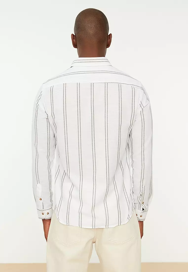 Slim Fit Striped Shirt