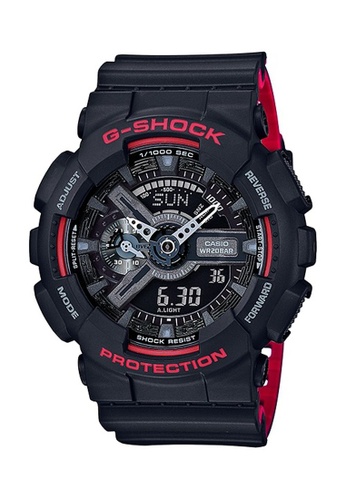 G-shock 黑色 and 紅色 CASIO G-SHOCK GA-110HR-1A 4197EAC6DEFF58GS_1