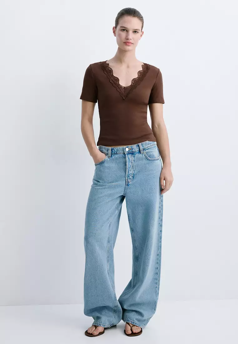Lace Trim Top
