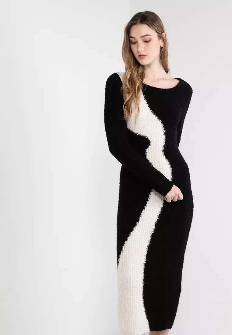 Next black and new arrivals white dress