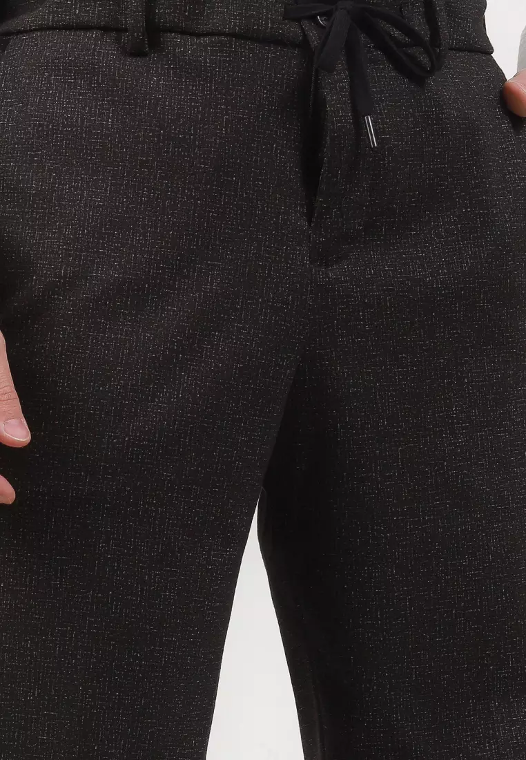 CCF Ankle Drawstring Pants J08- Ban Karet