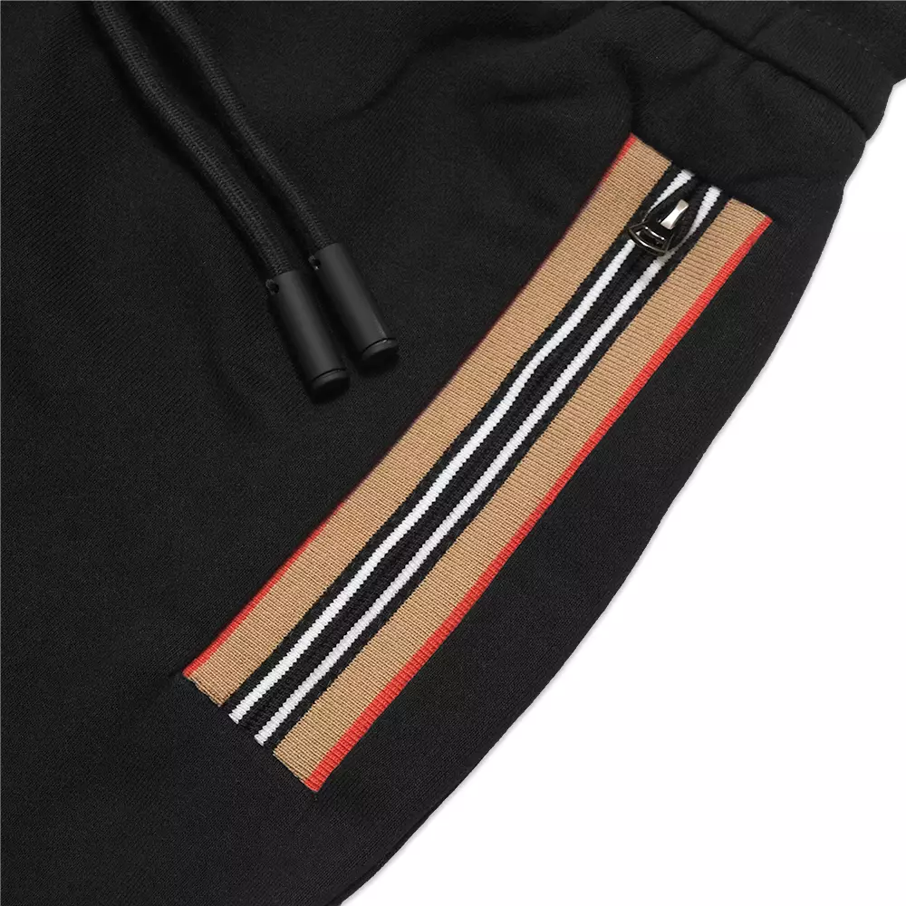 Icon Stripe Jogger Pants Black