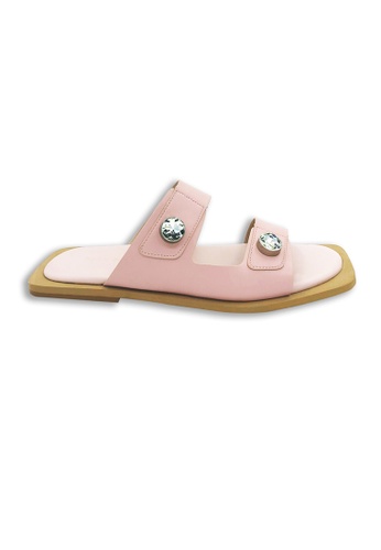 Yoke & Theam pink Geta Slider B982FSH1456950GS_1