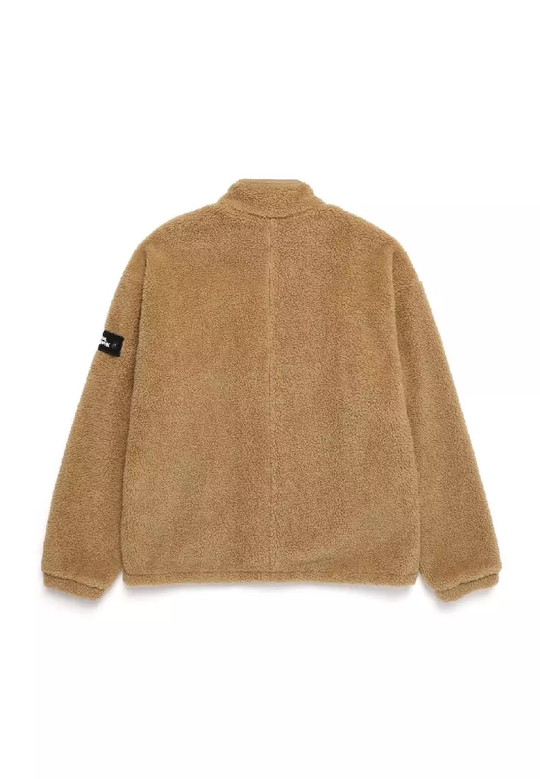 男女同款高領抓毛絨外套