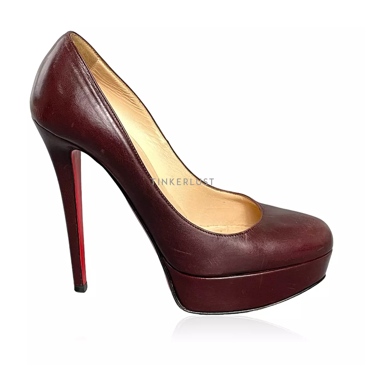 Christian louboutin shop burgundy heels