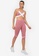 ZALORA ACTIVE pink Scallop Hem Mesh Detail Capri Tights 516AEAAB1E9DD6GS_4