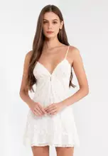 Frill hem deals slip dress