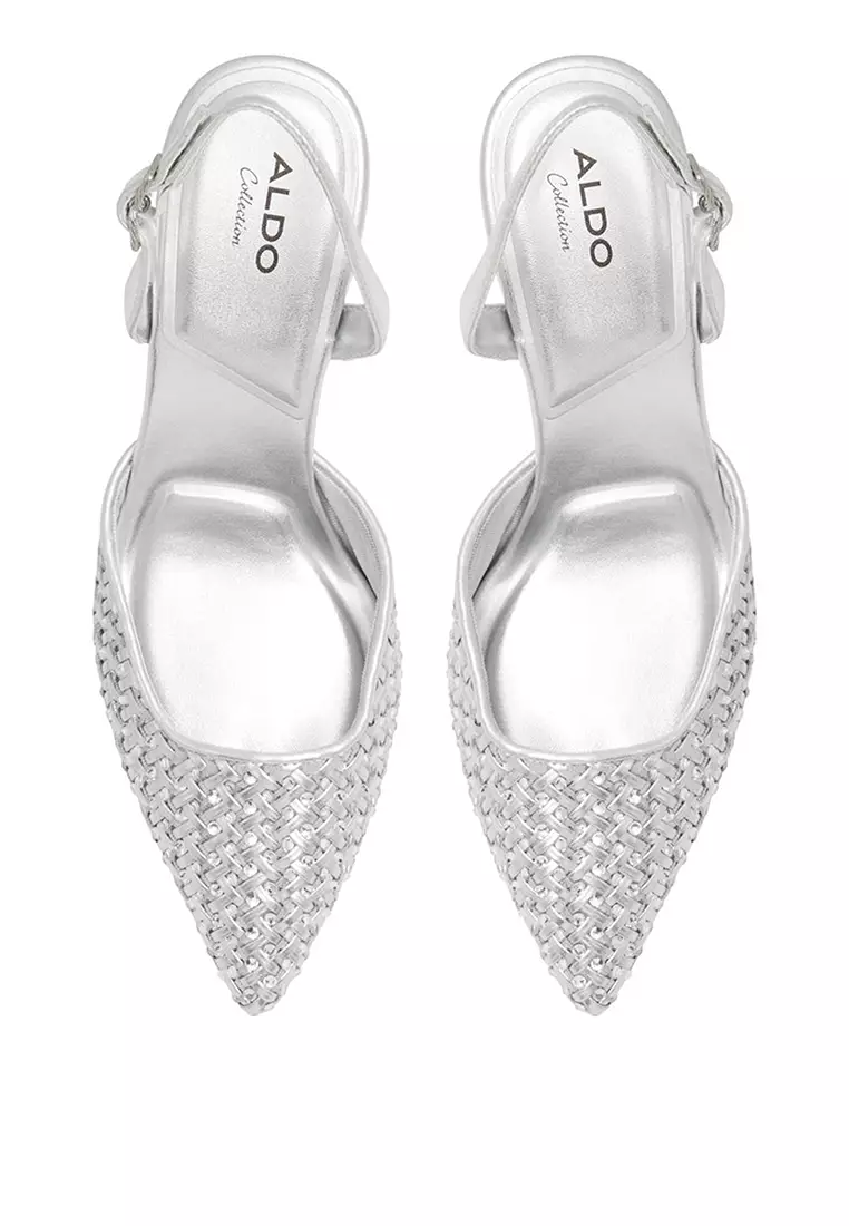 Eleonore Textured Slingback Heels