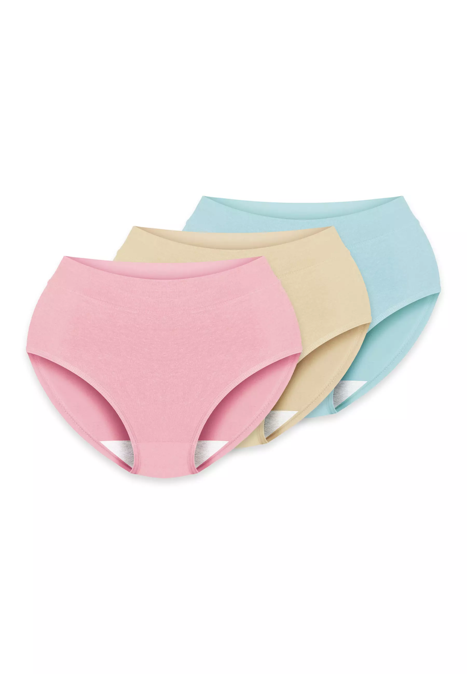 You’ve ( YouHave ) 3PCS Celana Dalam CD Maxi Wanita Panty Underwear Wanita Women Panty Bahan Katun 300081