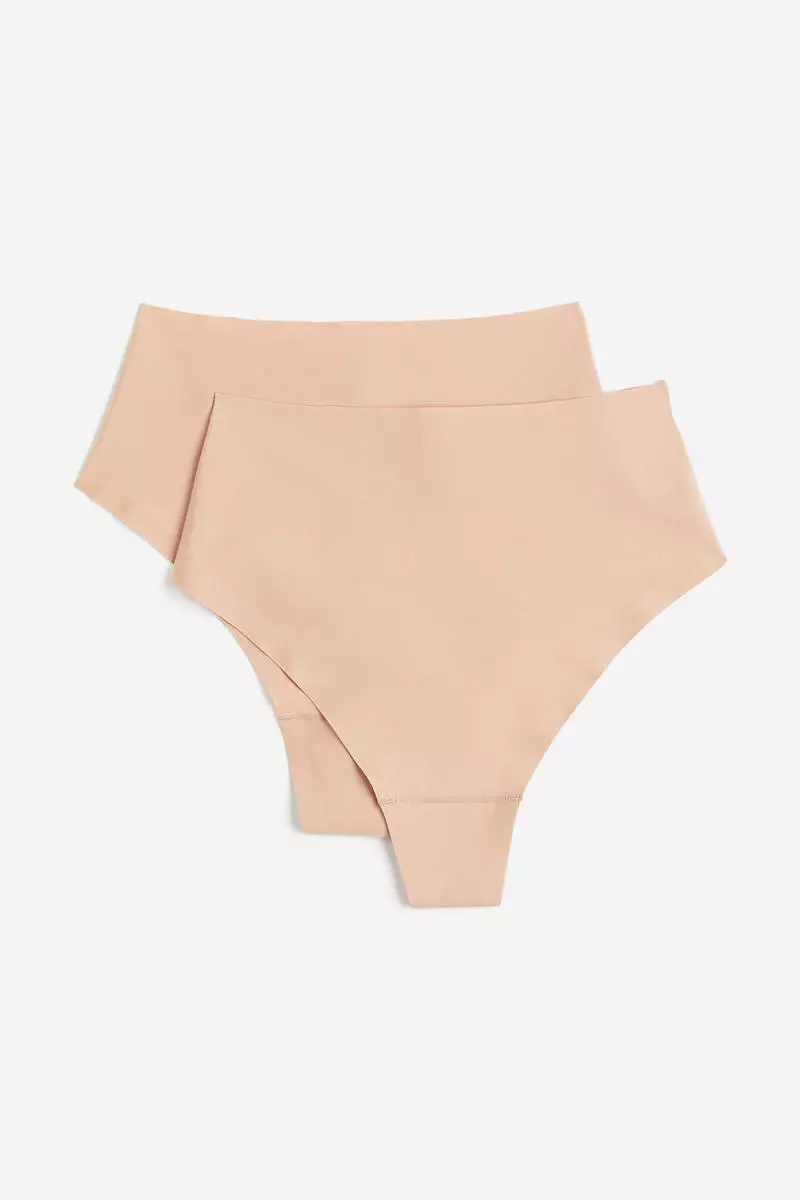 Buy H&M 2-pack Invisible Light Shape Thong briefs 2024 Online