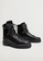 Mango black Contrast Lace-Up Leather Boots 87365SH80A8E1CGS_2