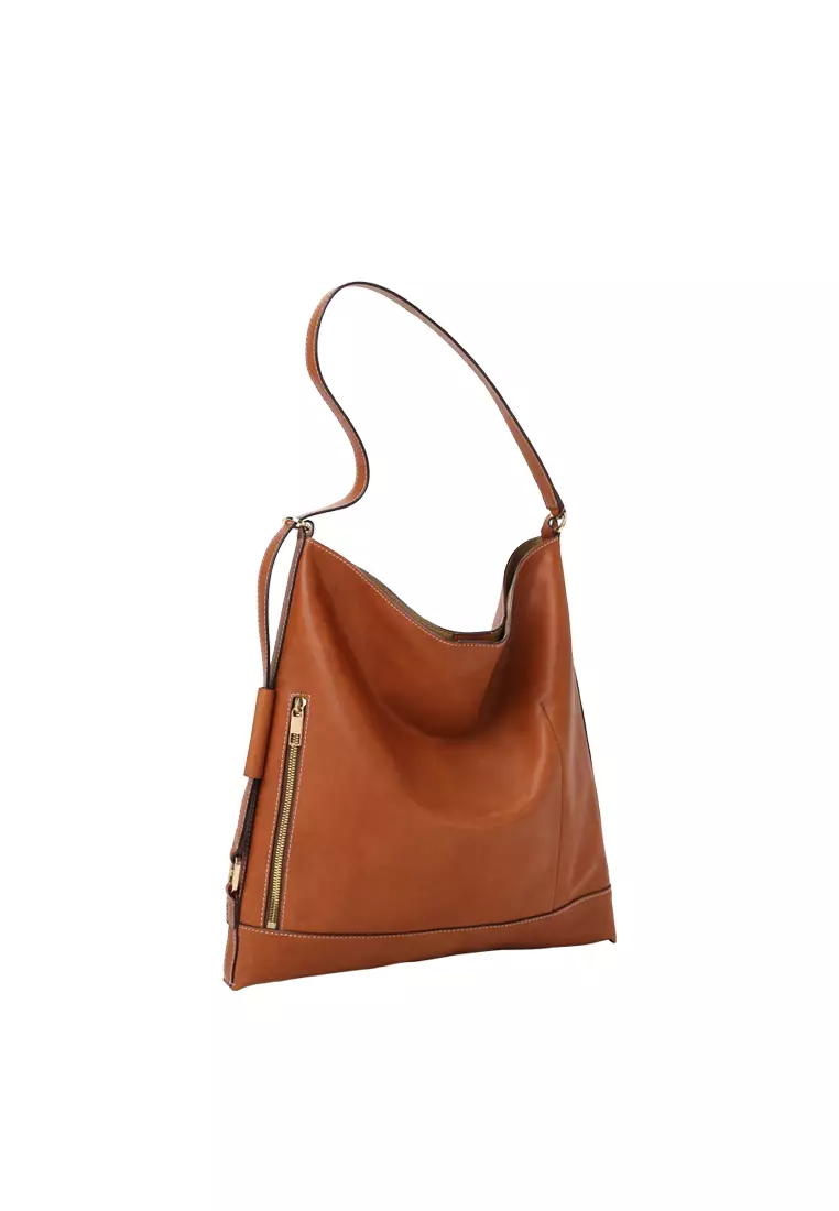 Slouchy Hobo Bag - Caramel