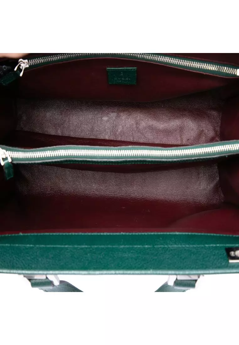 Pre-Loved Gucci Medium Calfskin Zumi Top Handle Bag