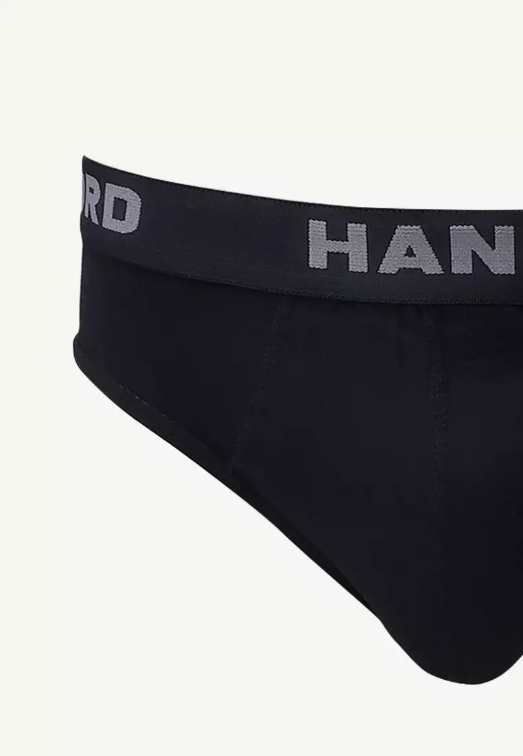 Regular Cotton Men's  Briefs Tuxx - Black (3in1 Pack) S-4X Big Plus Size