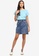 SISLEY blue Denim Skirt. 5AFACAAB14E372GS_4