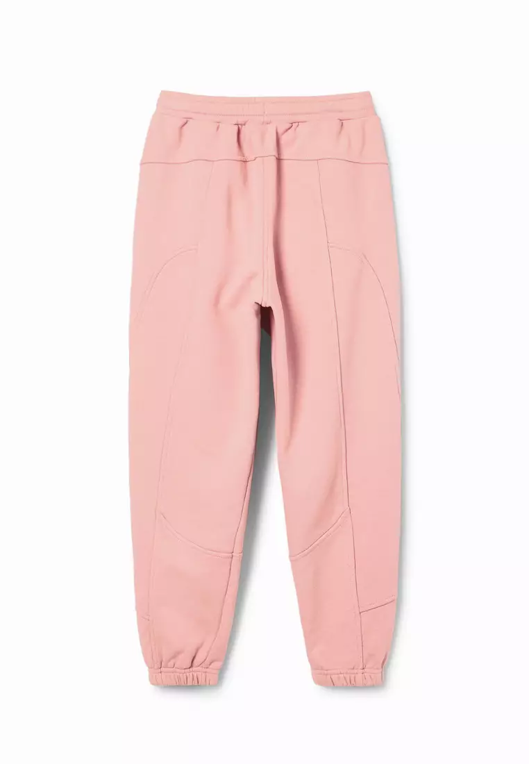Desigual Girl Seamed jogger trousers.