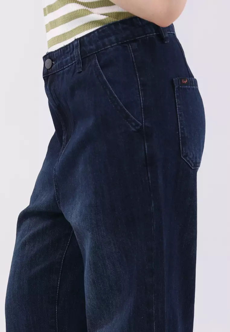 Denim Wide Leg Pants Ladies