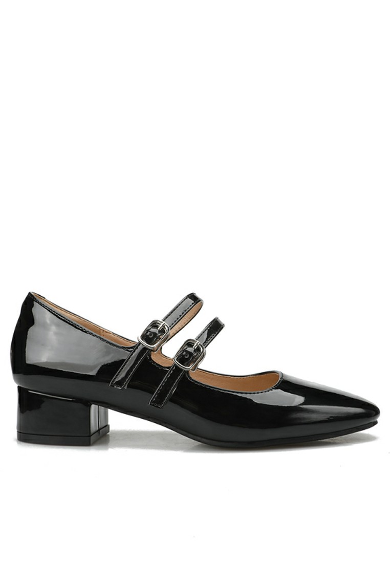3.5CM Double Buckle Strap Mary Jane Shoes TE8368-6