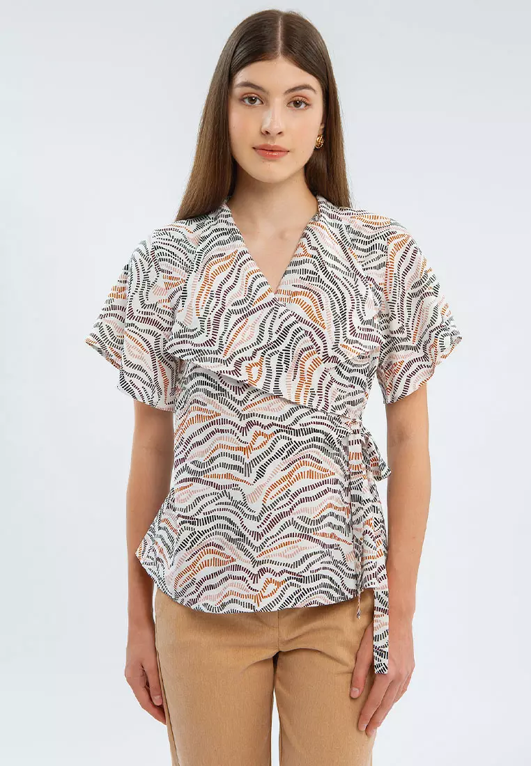 Minimal Fornace Blouse Mustard Warna MUSTARD