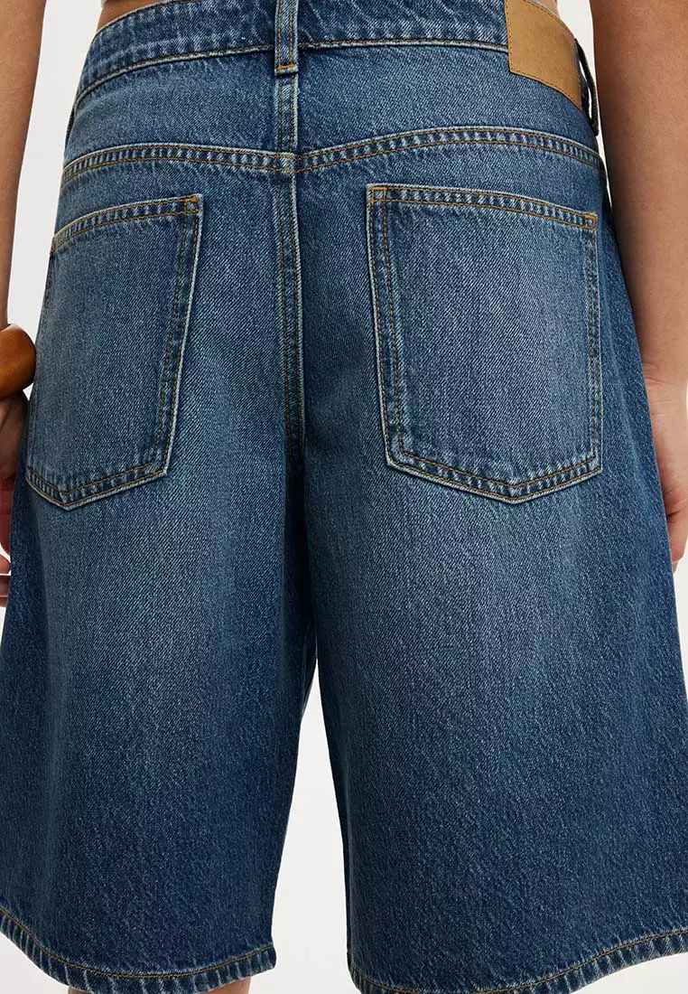 Baggy Denim Shorts