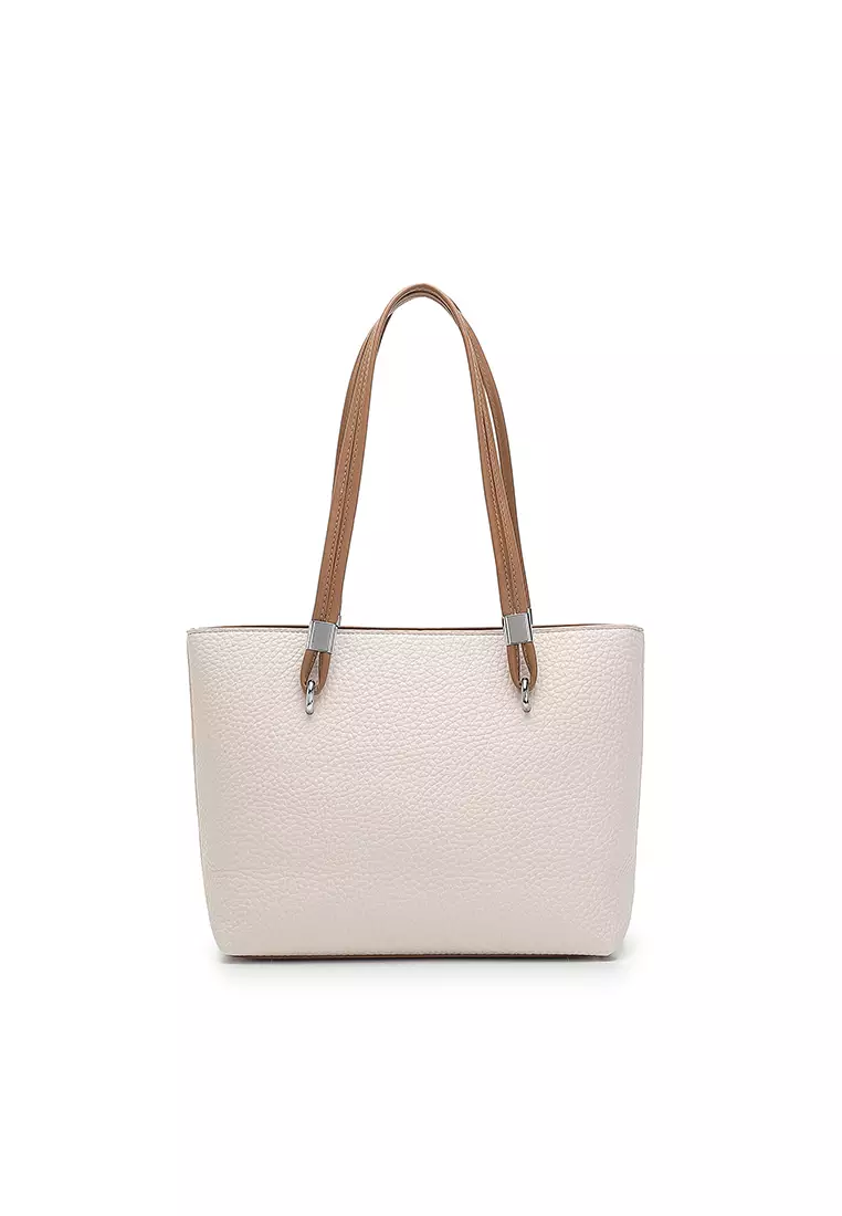 Women's Tote Bag / Shoulder Bag - White