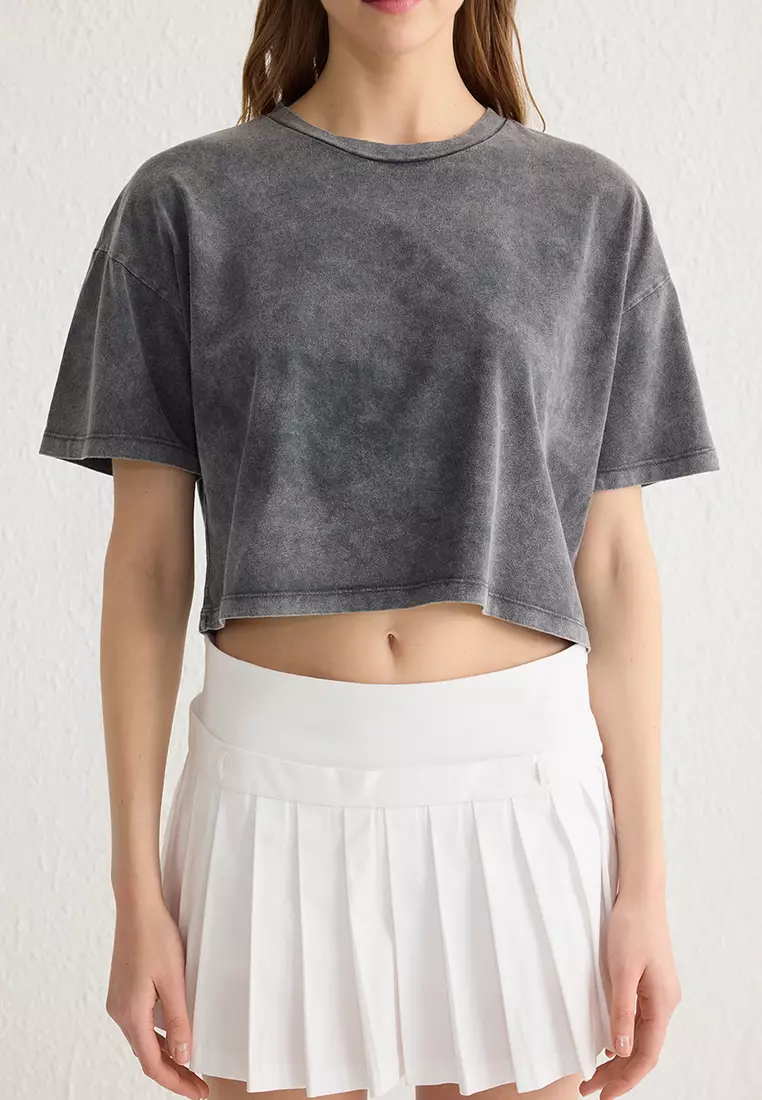 Cotton Crew Neck T-Shirt