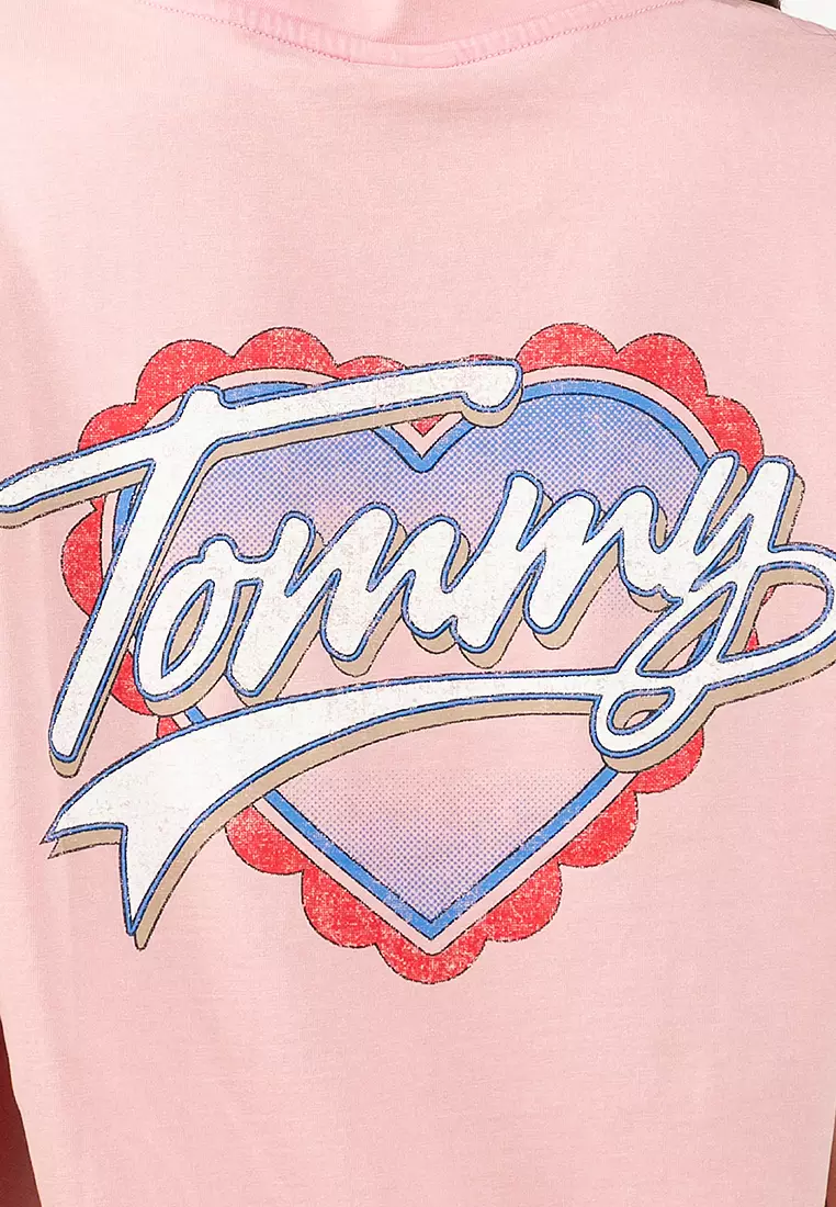 Back Heart Graphic Relaxed T-Shirt - Tommy Jeans
