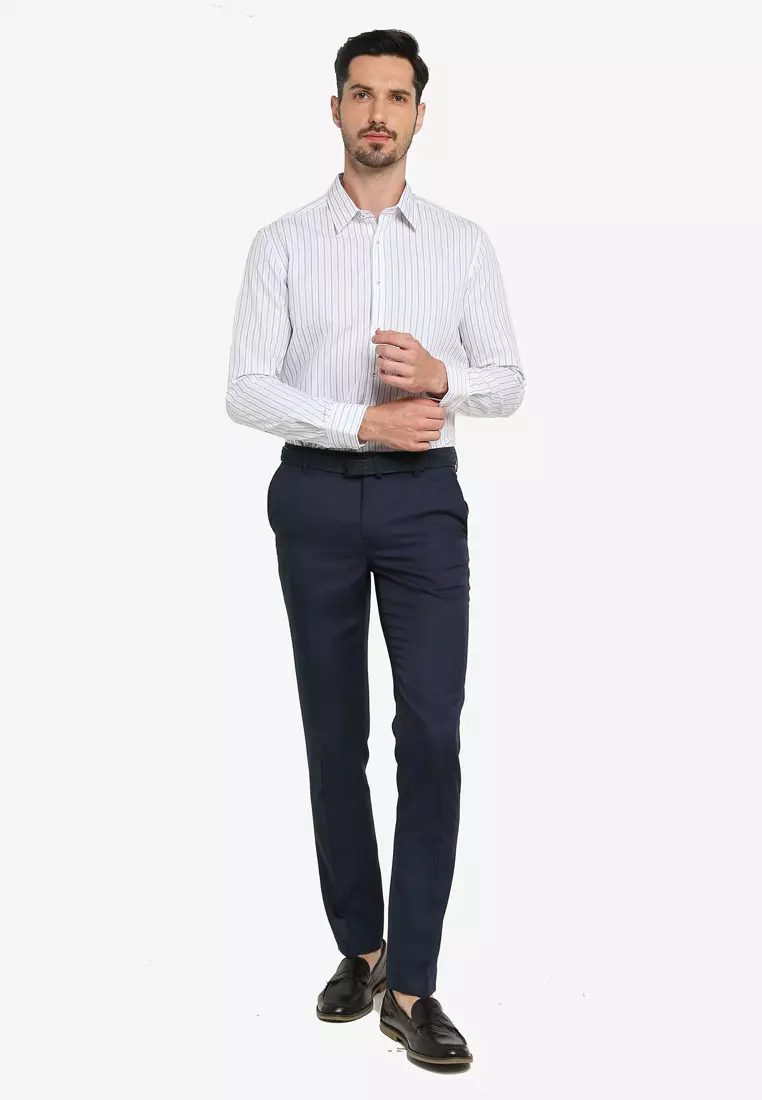 Stripe Non Iron Shirt