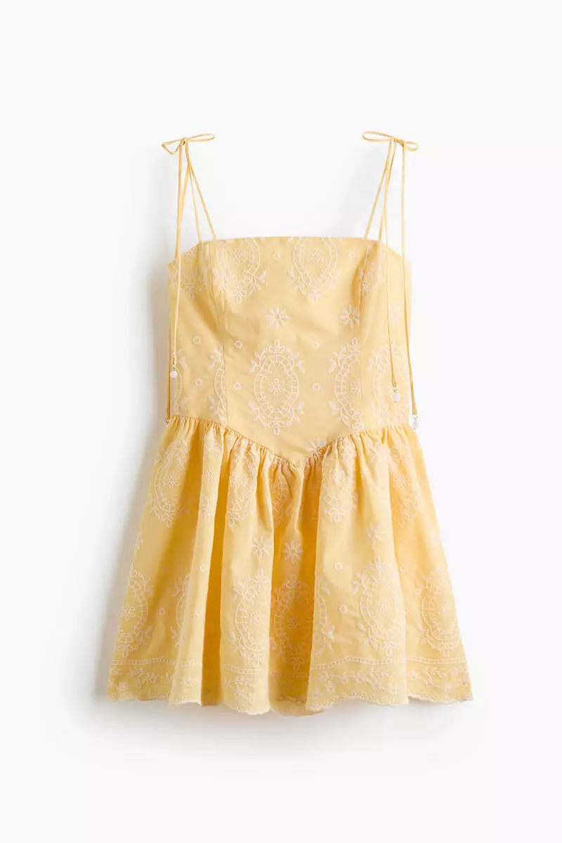 embroidered corset dress Orchid Embroidered Corset Dress - White 2