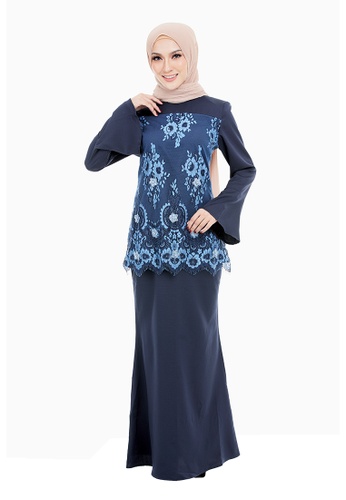 IRDINA KURUNG-XXXL to XXXXXL from Rasa Sayang in Blue