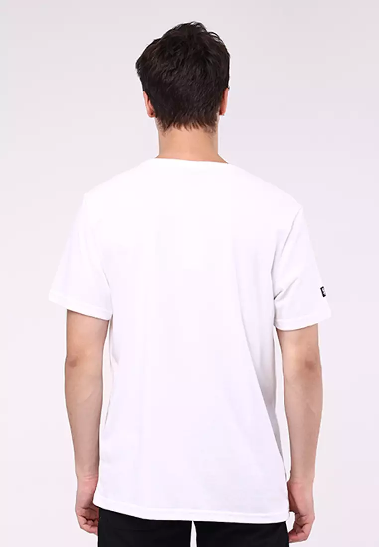 Round Neck Short Sleeves Slim Fit T-Shirt