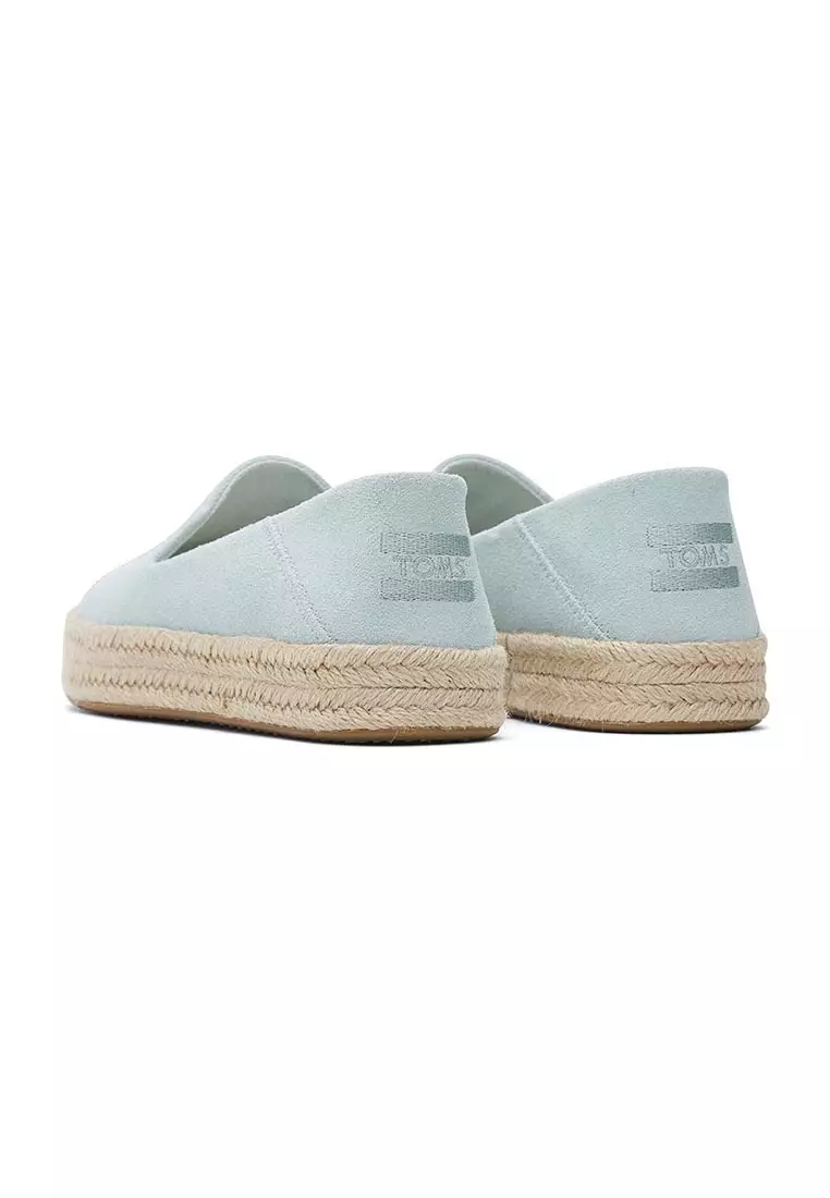 Women Carolina Light Mint Suede Shoes