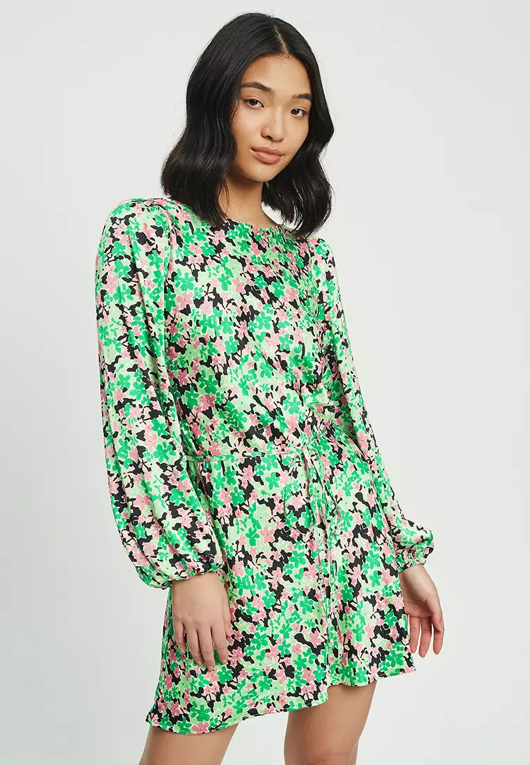 Archie flare shop sleeve dress